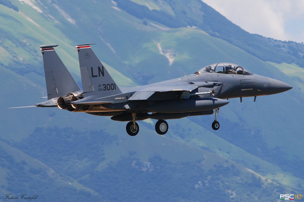 00-3001  LN  F-15E-63-MC  1367/E228  494th FS @ Aviano ©  2022 Piti Spotter Club Verona