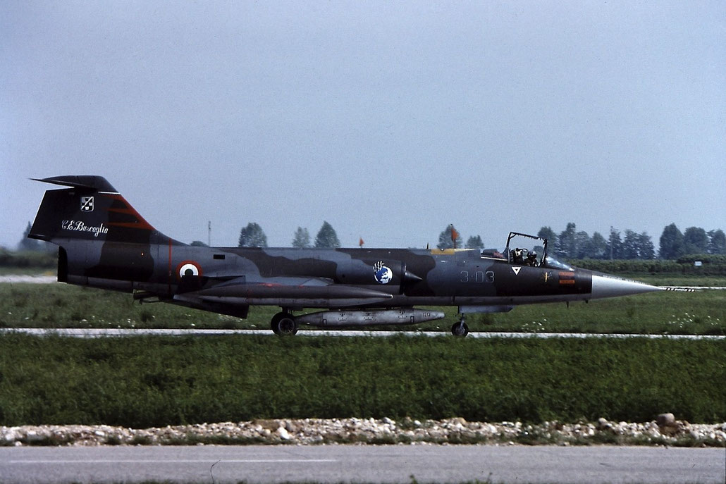Gli F-104 del Terzo Stormo: 3-03 -  @ Aeroporto di Verona   © Piti Spotter Club Verona