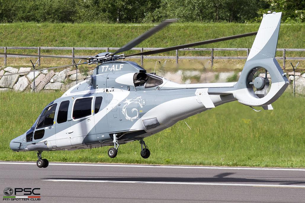 T7-ALF  Eurocopter EC155B1 ( c/n 6991 ) - mfg: 2015 @ Aeroporto di Trento 11 2021 © Piti Spotter Club Verona