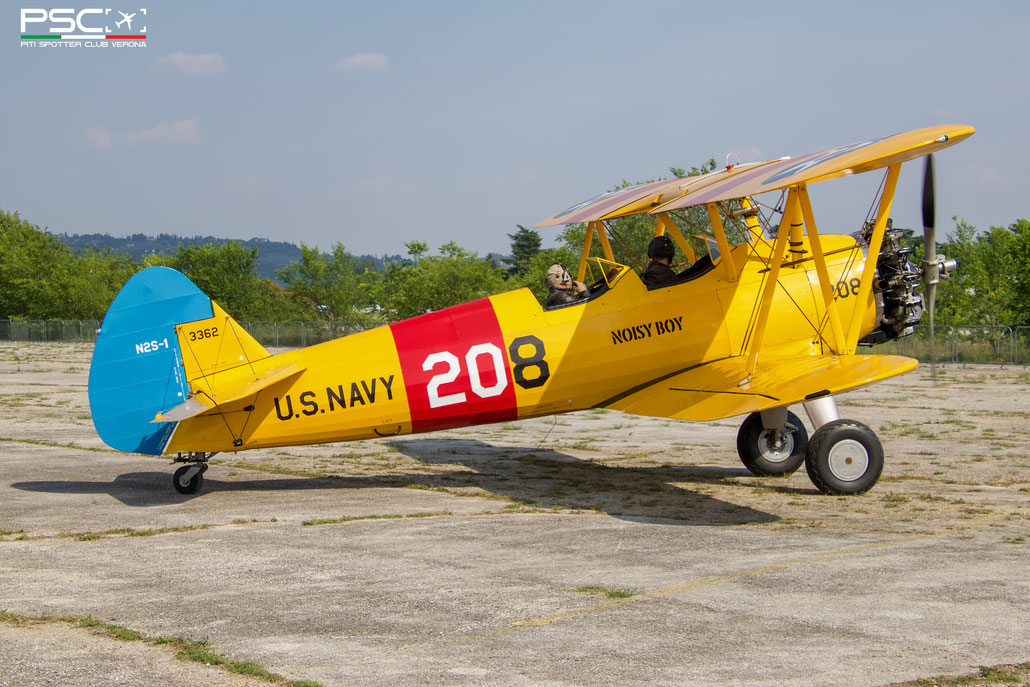  N53750 Private Boeing Stearman PT-17 Kaydet @ Verona Boscomantico 05 2026 © Piti Spotter Club Verona