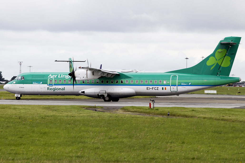 EI-FCZ ATR72-212A 1159 Stobart Air opf Aer Lingus Regional @ Dublin Airport 14.08.2016 © Piti Spotter Club Verona