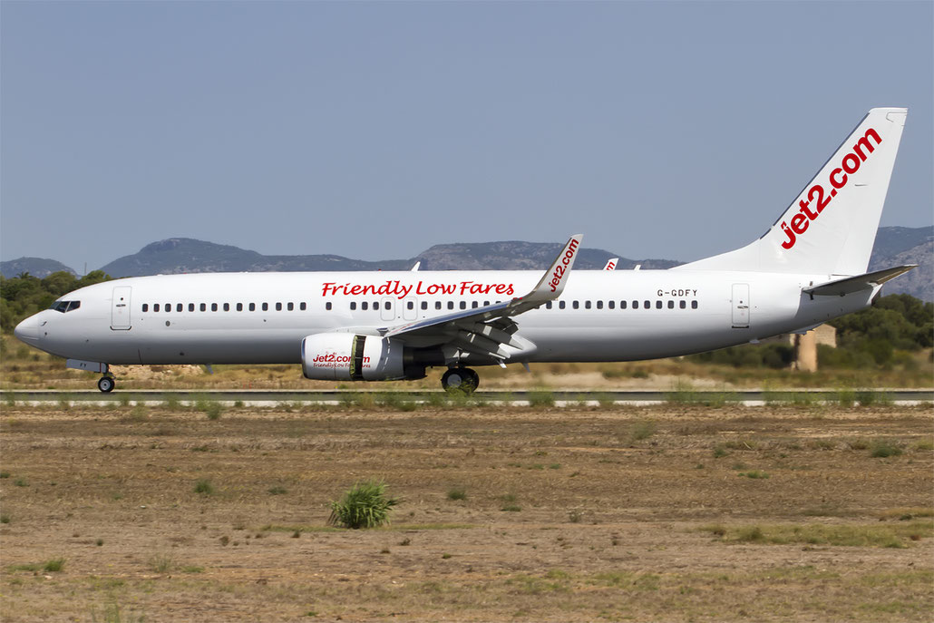 G-GDFY B737-86Q 30278/963 Jet2 @ Palma de Mallorca Airport 07.2014 © Piti Spotter Club Verona
