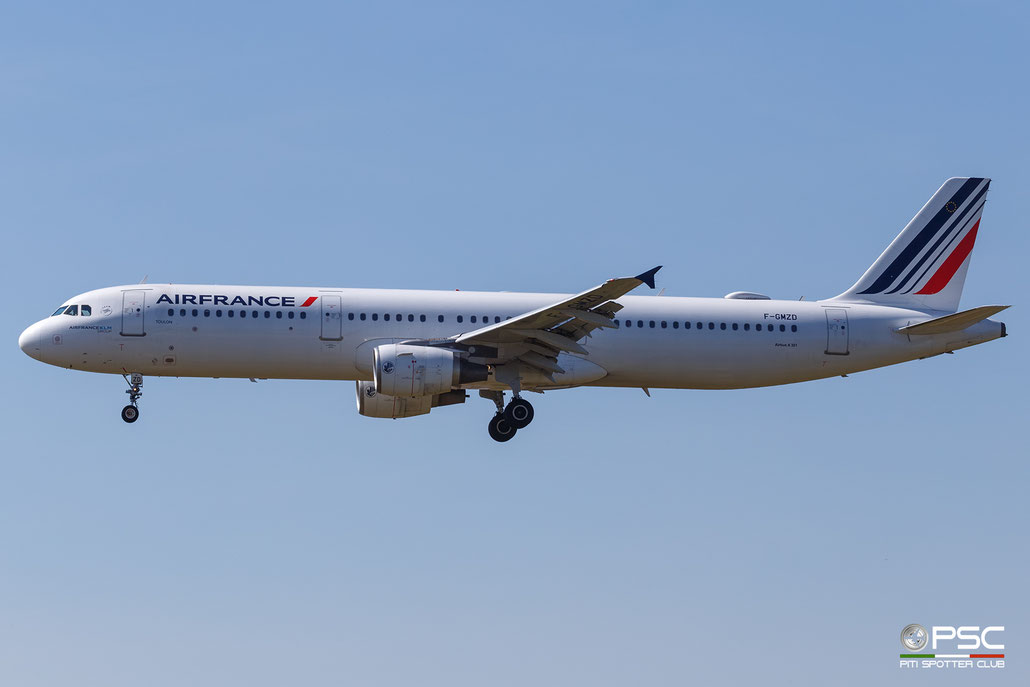 F-GMZD Airbus A321-111 529  cfm56-5B1 Toulon Air France 1995  @ Barcellona BCN 05 2026 © Piti Spotter Club Verona