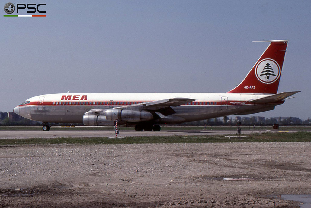 OD-AFC B707-3B4C 20225/757 MEA - Middle East Airlines © 2018 courtesy of Marco Ceschi - Piti Spotter Club Verona