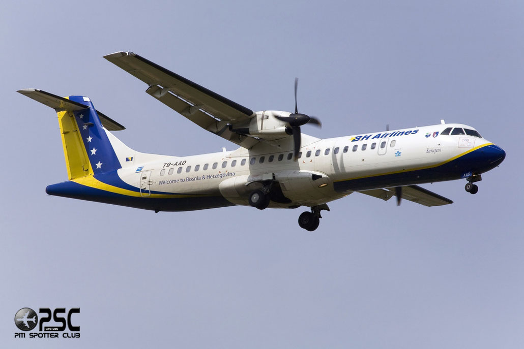 T9-AAD ATR72-212 464 B&H Airlines
