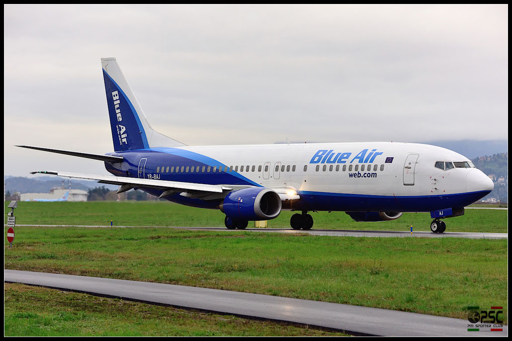 YR-BAJ B737-430 27002/2323 Blue Air @ Bergamo Airport 07.12.2014 © Piti Spotter Club Verona