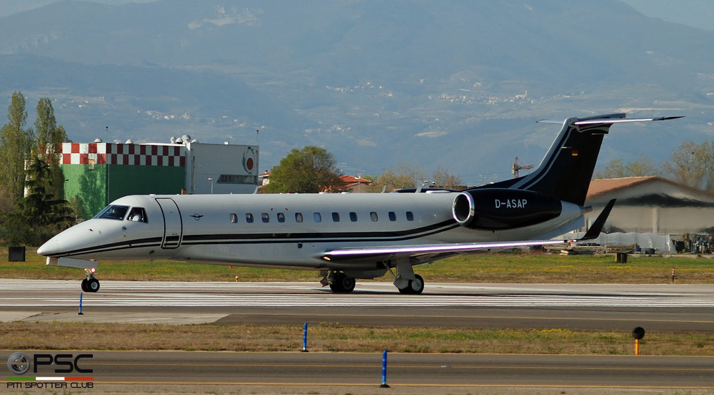 D-ASAP ERJ135BJ 14501230 Air Hamburg Private Jets  @ Aeroporto di Verona 04.2019  © Piti Spotter Club Verona