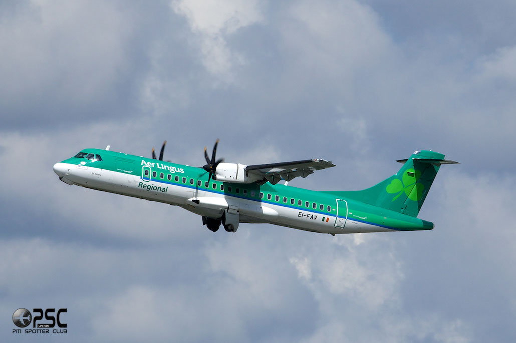 EI-FAV ATR72-212A 1105 Stobart Air opf Aer Lingus Regional @ Manchester Airport 13.05.2014 © Piti Spotter Club Verona