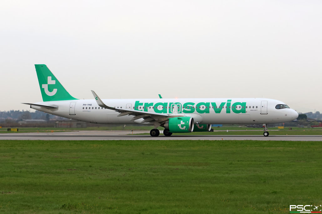 PH-YHQ Airbus A321-251NX 13024  LEAP-1A32  Transavia (Air Lease Corporation) 2025 @ Verona Villafranca 03 2026 © Piti Spotter Club Verona