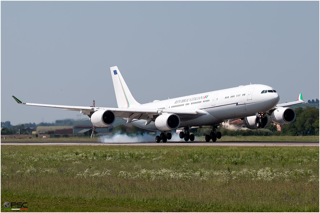 I-TALY A340-541 748 Aeronautica Militare Italiana - Italian Air Force @ Aeroporto di Verona - 25/08/2016 © Piti Spotter Club Verona