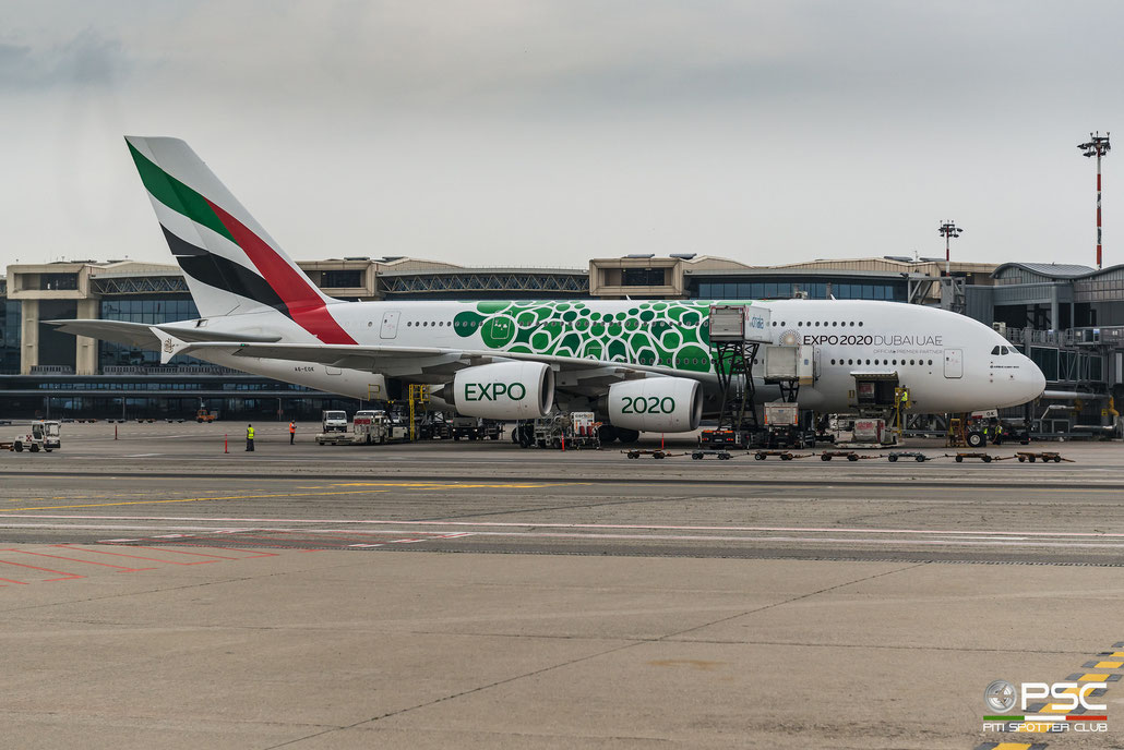 A6-EOK A380-861 184 Emirates @ Milano Malpensa  06.2018 © Piti Spotter Club Verona