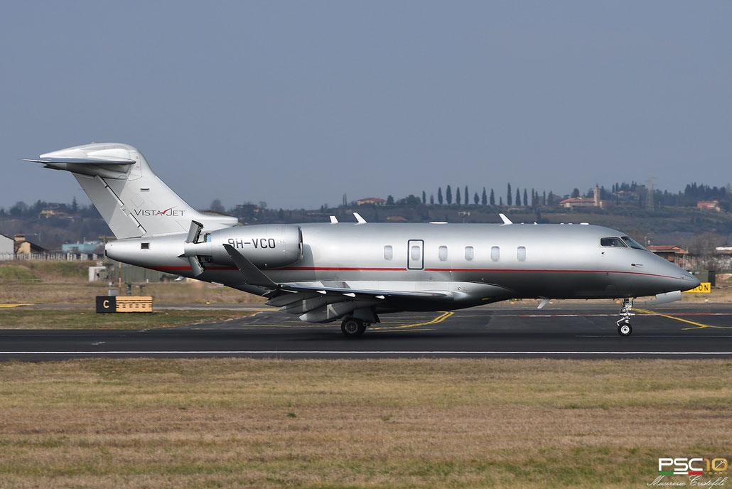 9H-VCO  CL-350  20642  VistaJet Malta  @ Aeroporto di Verona  03 2022 © Piti Spotter Club Verona