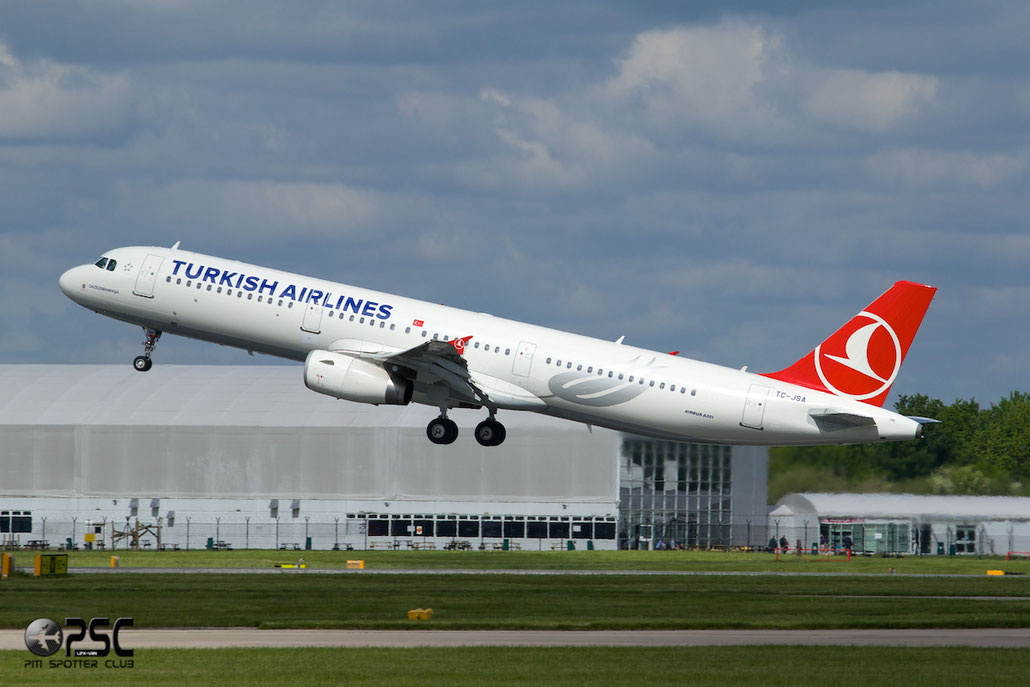 TC-JSA A321-231 5154 Turkish Airlines - THY Türk Hava Yollari @ Manchester Airport 13.05.2014 © Piti Spotter Club Verona