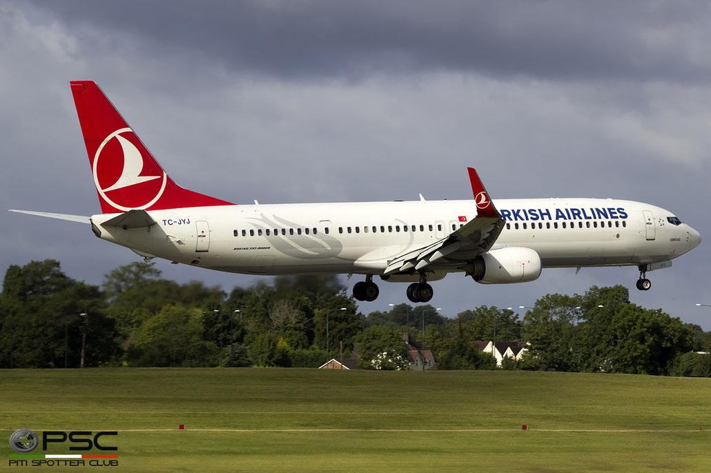 TC-JYJ B737-9F2ER 40986/4308 Turkish Airlines - THY Türk Hava Yollari @ Birmingham Airport 19.08.2017 © Piti Spotter Club Verona