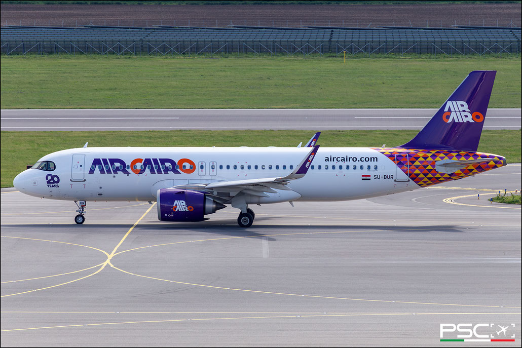 SU-BUR Airbus A320-251N 11322  LEAP-1A26  Air Cairo (GECAS) 2022 @ Vienna Airport 04 2024 © Piti Spotter Club Verona