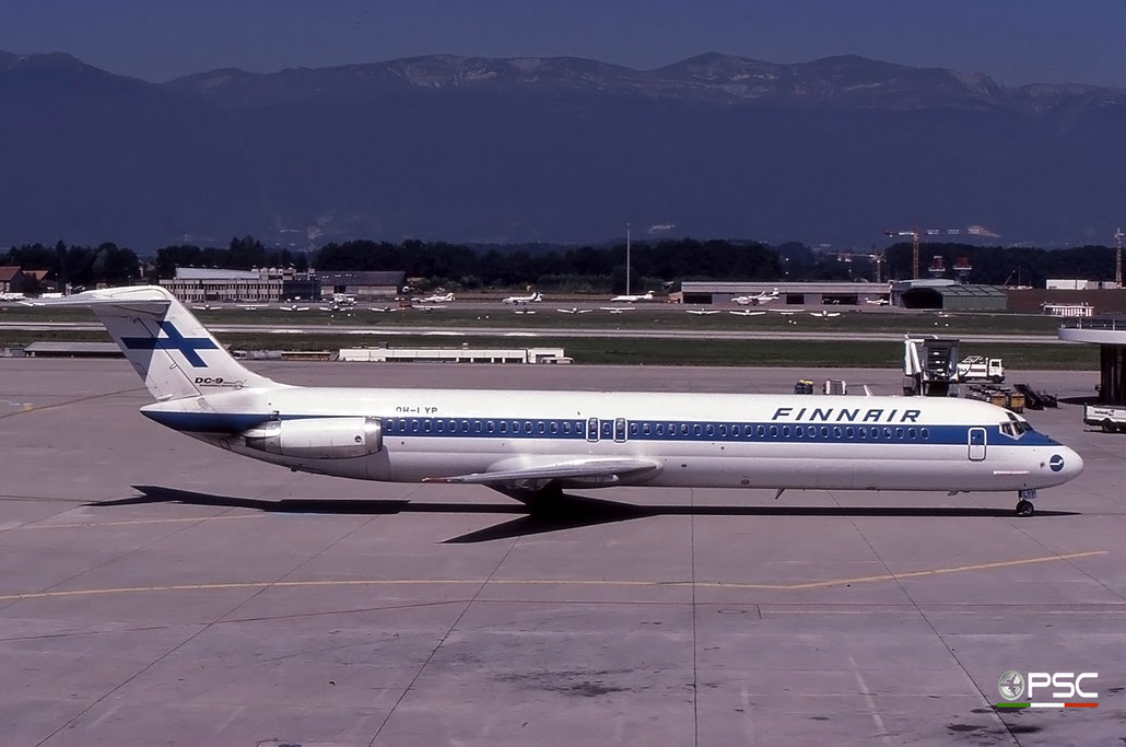 OH-LYP DC-9-51 47696/808 Finnair © 2018 courtesy of Marco Ceschi - Piti Spotter Club Verona