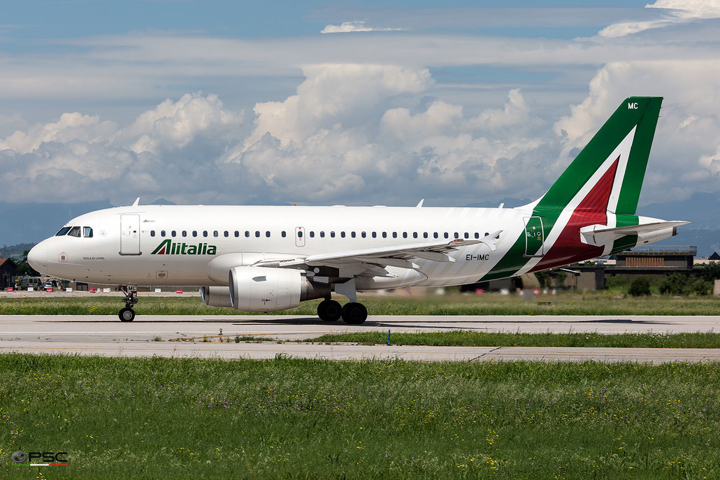 EI-IMC A319-112 2057 Alitalia @ Aeroporto di Verona - 15/06/2016 © Piti Spotter Club Verona