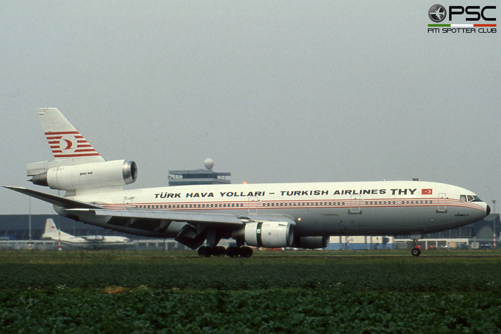 TC-JAU DC-10-10 46705/33 Turkish Airlines - THY Türk Hava Yollari © 2018 courtesy of Marco Ceschi - Piti Spotter Club Verona