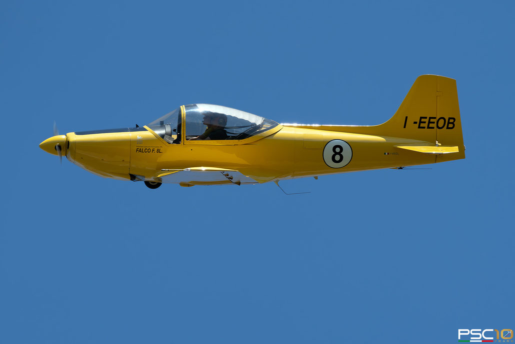 I-EEOB. Aviamilano F-8L Falco @ Bagnolo Fly Party 2023 © Piti Spotter Club Verona