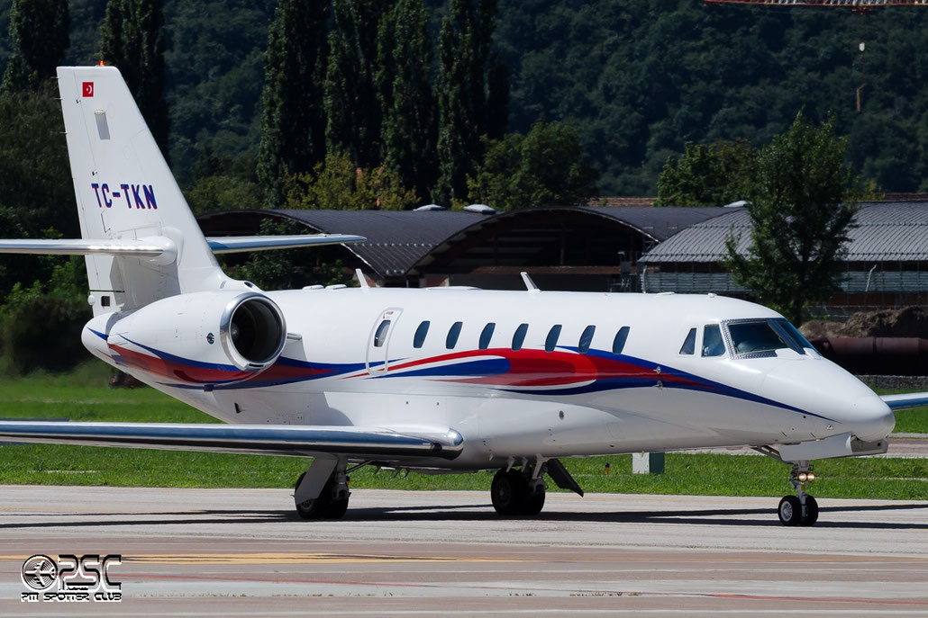 TC-TKN Ce680 680-0174 Emair @ Aeroporto di Bolzano © Piti Spotter Club Verona