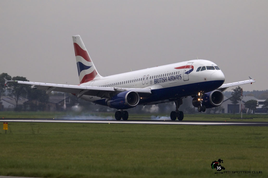 G-MIDO A320-232 1987 British Airways @ Amsterdam Airport 24.10.2015 © Piti Spotter Club Verona