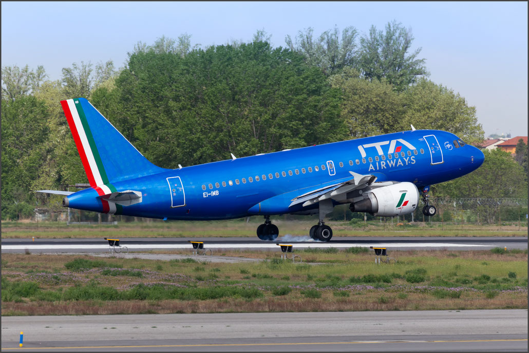 EI-IMB A319-112 2033 ITA Airways @ Milano Linate 04.2023 © Piti Spotter Club Verona