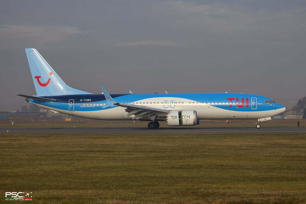 G-TUMX Boeing 737-8 MAX 44657 8476 LEAP-1B Kuusamo TUI Airways 2022 @ Verona Villafranca 01 2026 © Piti Spotter Club Verona