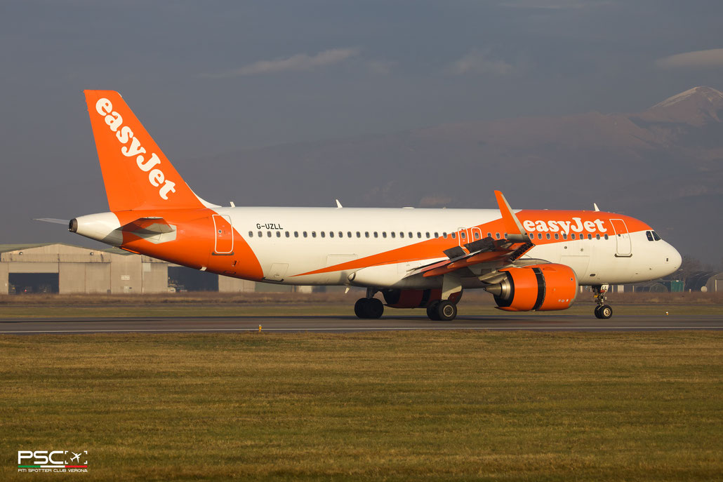 G-UZLL Airbus A320-251N 9510  LEAP 1A26  easyJet 2020  @ Verona Villafranca 01 2026 © Piti Spotter Club Verona