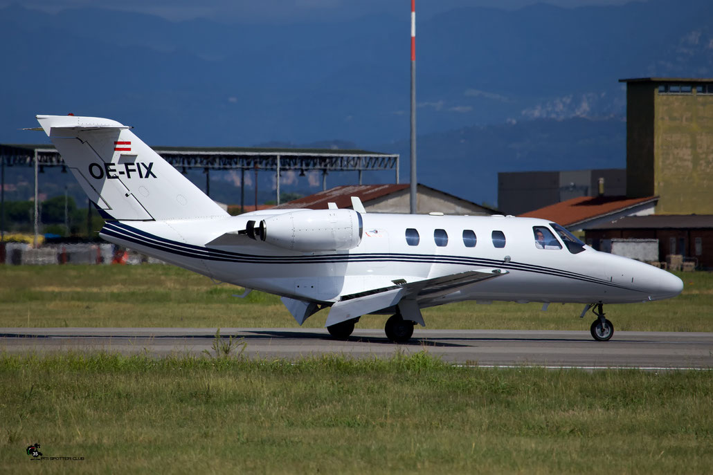 OE-FIX Cessna 525 CitationJet CJ1 525-0480  FJ44-1A  Airlink Luftwerkehrs GmbH 2002 @ Aeroporto di Verona 07 2025 © Piti Spotter Club Verona