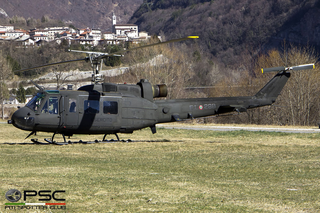 MM80540 E.I.288 AB205 MEP 4151 27° Gruppo Sqd AVES Active @ Belluno 03 2019 © Piti Spotter Club Verona