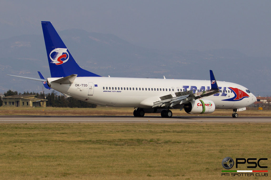 OK-TSD B737-8Q8 41795/4895 Travel Service @ Aeroporto di Verona © Piti Spotter Club Verona