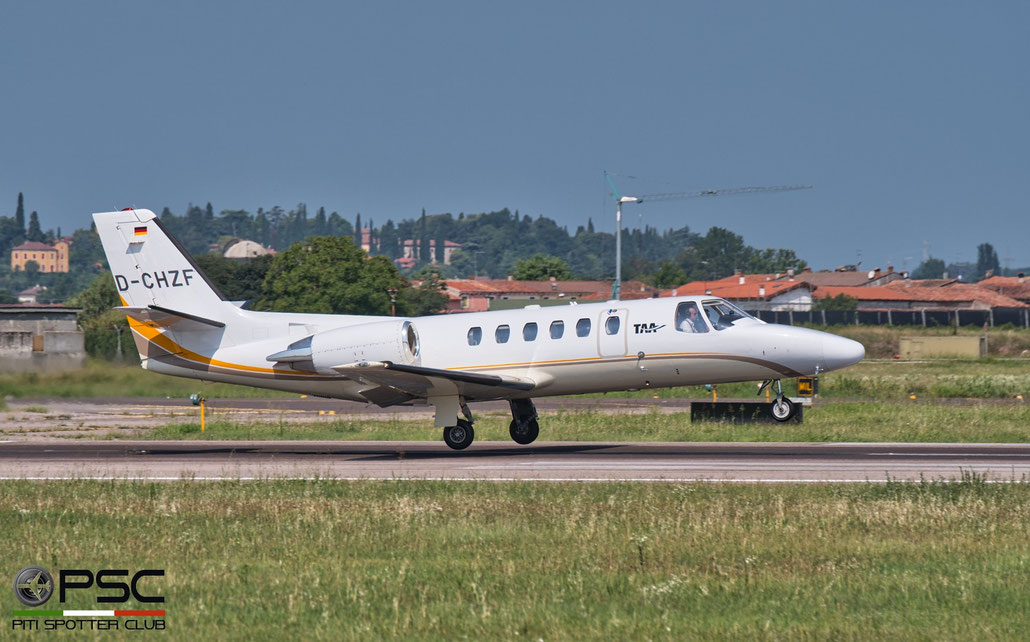 D-CHZF Ce550 Bravo 550-0866 Tyrol Air Ambulance @ Aeroporto di Verona 08.2020  © Piti Spotter Club Verona