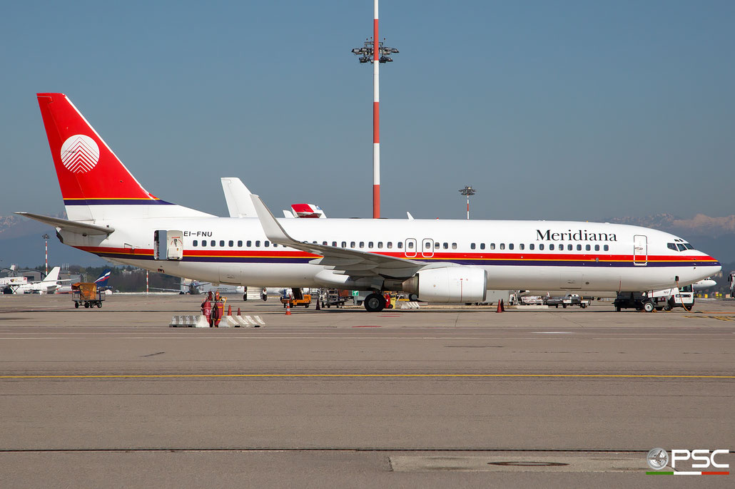 EI-FNU B737-86N 28608/410 Meridiana @ Milano Malpensa Airport 28.03.2017 © Piti Spotter Club Verona