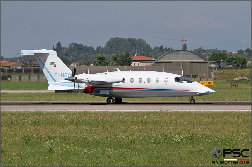 F-HGOD P180 1153 CM-CIC Lease SA @ Aeroporto di Verona - 13/08/2016 © Piti Spotter Club Verona