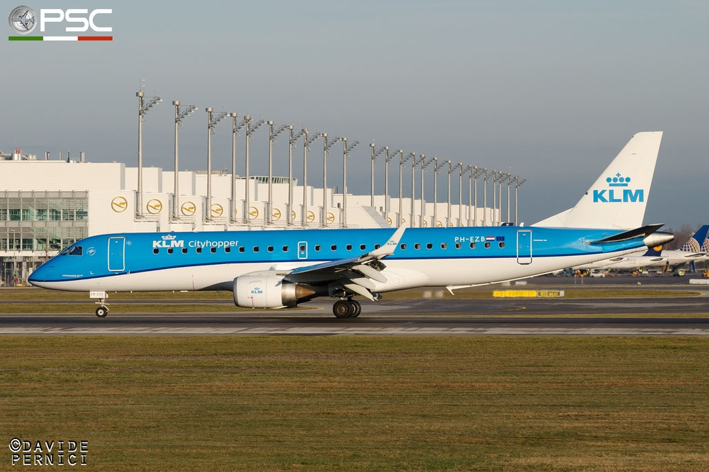 PH-EZB ERJ190STD 19000235 KLM Cityhopper @ Munich Airport - 13.12.2015  © Piti Spotter Club Verona
