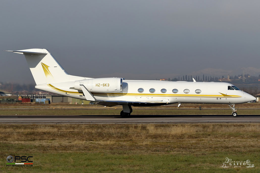 HZ-SK3 G450 4073 Sky Prime Aviation Services @ Aeroporto di Verona 01.01.2018  © Piti Spotter Club Verona