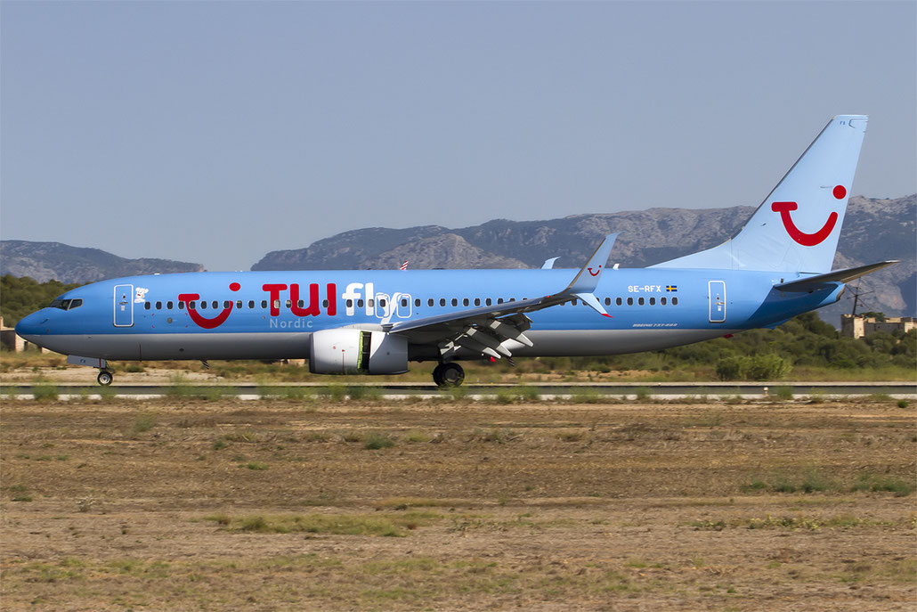 SE-RFX B737-8K5 37246/3994 TUIfly Nordic @ Palma de Mallorca Airport 07.2014 © Piti Spotter Club Verona