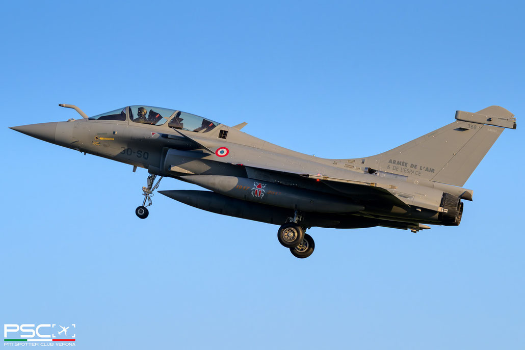 368 30-SQ Rafale B  ECE01.030 @ Leeuwarden Air Base 04 2025 © Piti Spotter Club Verona