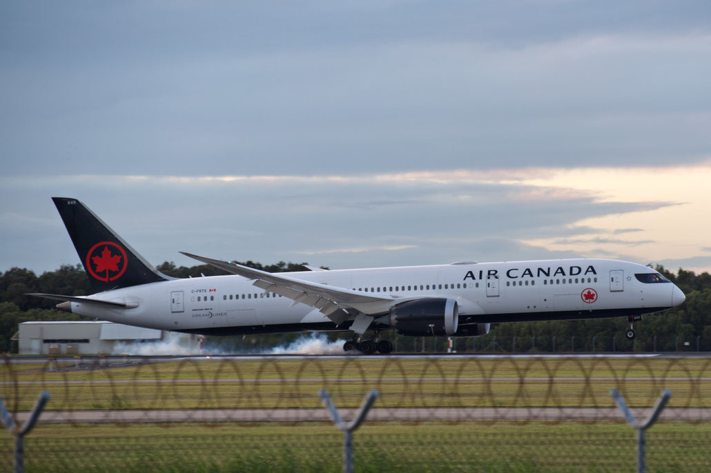 C-FRTG Boeing 787-9 37184 558 GEnx-1B 849 Air Canada 2017  @ Brisbane BNE 08 2025 © Piti Spotter Club Verona