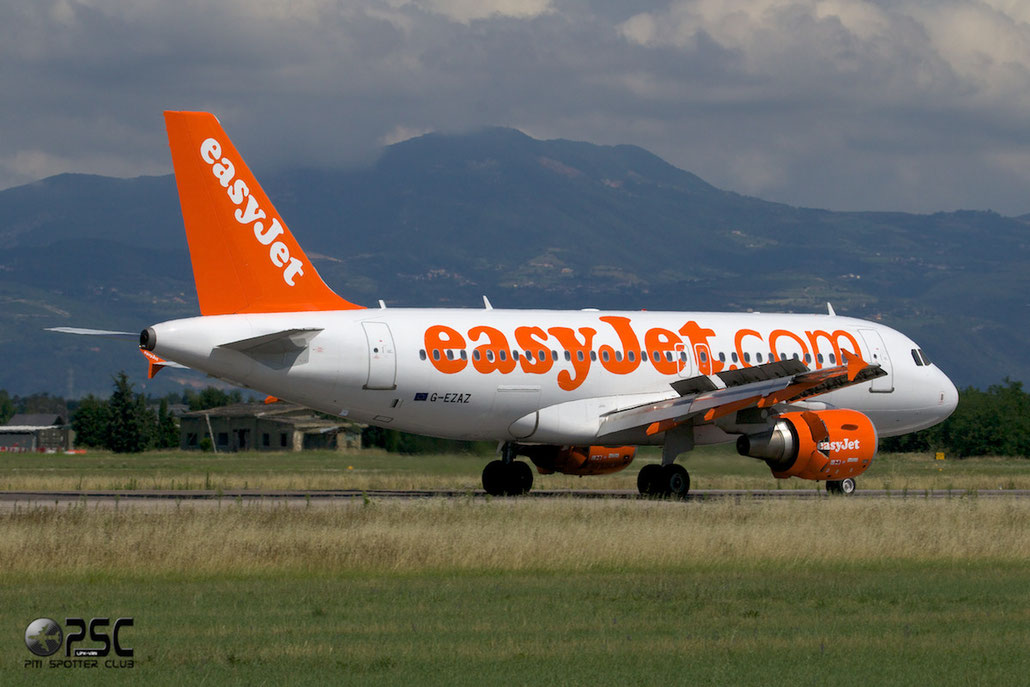 G-EZAZ A319-111 2829 EasyJet Airline