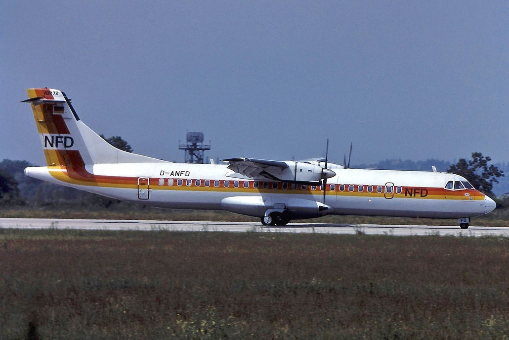 D-ANFD ATR72-202 256 NFD - Nürnberger Flugdienst @ Aeroporto di Verona © Piti Spotter Club Verona