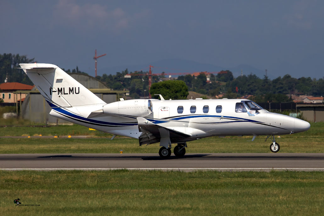 I-MLMU Cessna 525 CitationJet M2 525-1009  FJ44-1AP  Italfly Aviation 2018 @ Aeroporto di Verona 08 2024 © Piti Spotter Club Verona