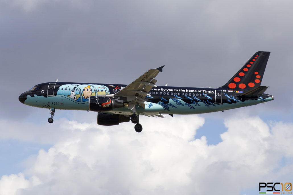 OO-SNB  A320-214  1493  Brussels Airlines  @ London Heathrow © 2022 Piti Spotter Club Verona