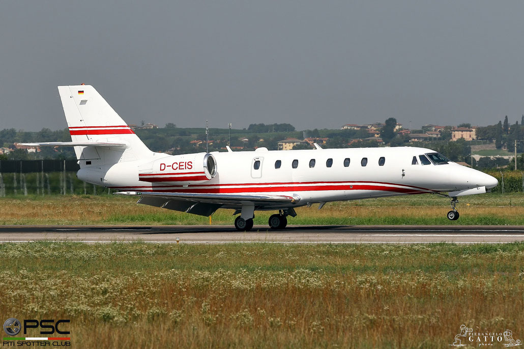 D-CEIS Ce680 680-0185 E-Aviation @ Aeroporto di Verona 04.08.2017  © Piti Spotter Club Verona