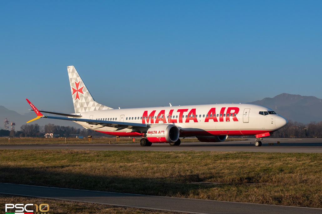 9H-VUD  B737-8-200  65878/8036  Malta Air  @ Bergamo Airport © 12 2021 Piti Spotter Club Verona