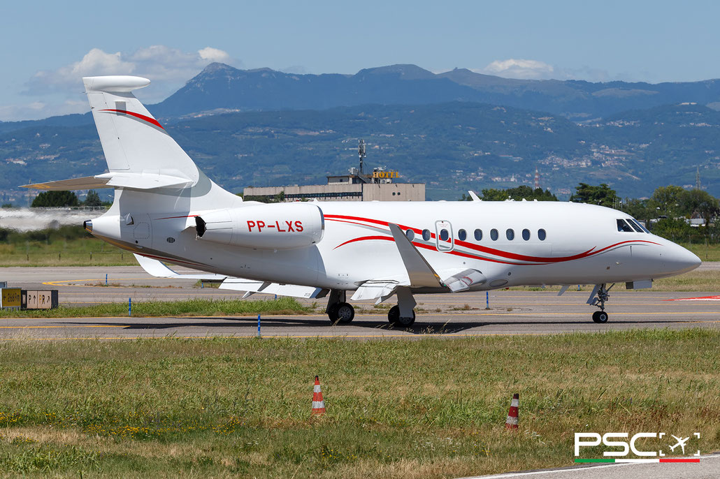 PP-LXS Dassault Falcon 2000LX 363  PW308C   2019  @ Aeroporto di Verona 07 2025 © Piti Spotter Club Verona
