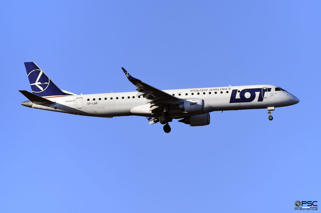 SP-LNF ERJ195LR 19000596 LOT Polish Airlines - Polskie Linie Lotnicze @ Milano Malpensa Airport 14.01.2017 © Piti Spotter Club Verona
