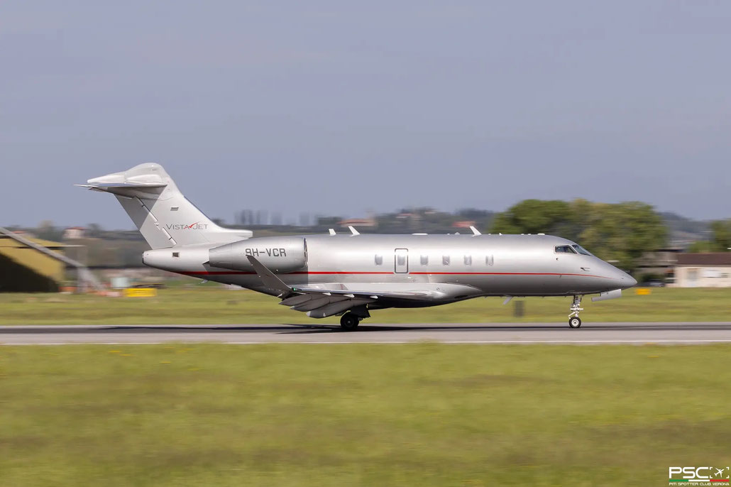 9H-VCR Bombardier Challenger 3500 20920  AS907-2-1A  VistaJet 2022 @ Verona Villafranca 04 2026 © Piti Spotter Club Verona