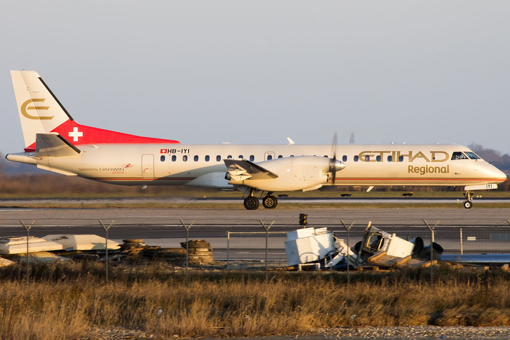 HB-IYI Saab 2000 2000-016 Darwin Airline @ Venezia Airport 30.12.2015 © Piti Spotter Club Verona