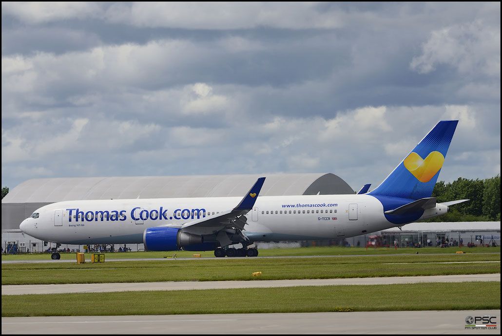 G-TCCB B767-31KER 28865/657 Thomas Cook Airlines @ Manchester Airport 21.06.2015 © Piti Spotter Club Verona